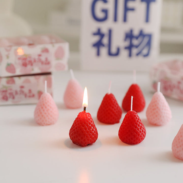 Strawberry Scented Candle Party Events Gift