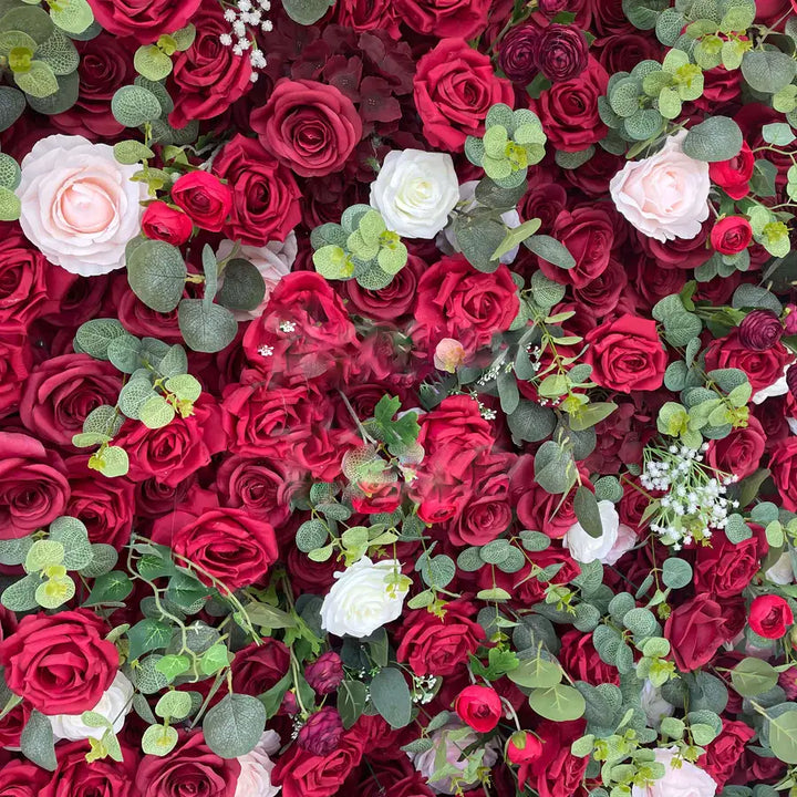 Elegant floral wall backdrop for weddings and events