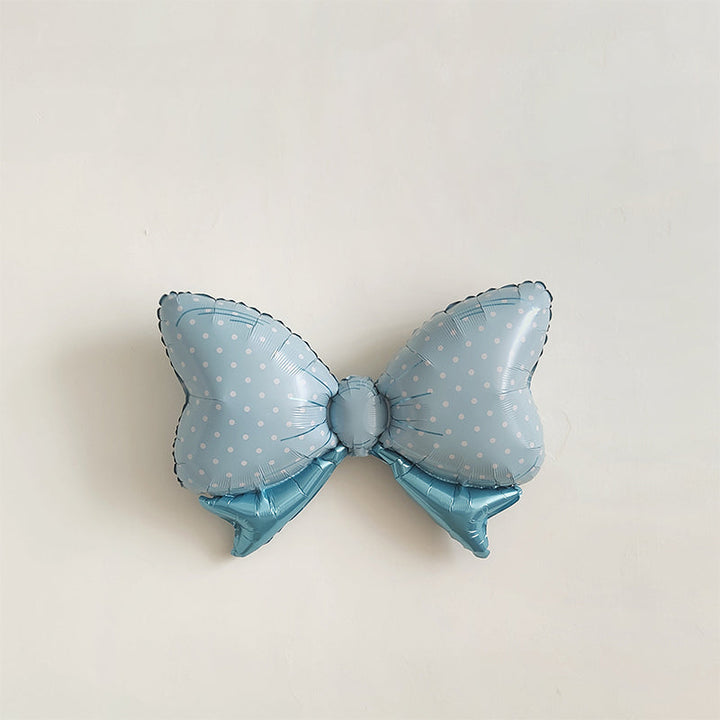 33 Inch Large Pink Blue Bowknot Balloon