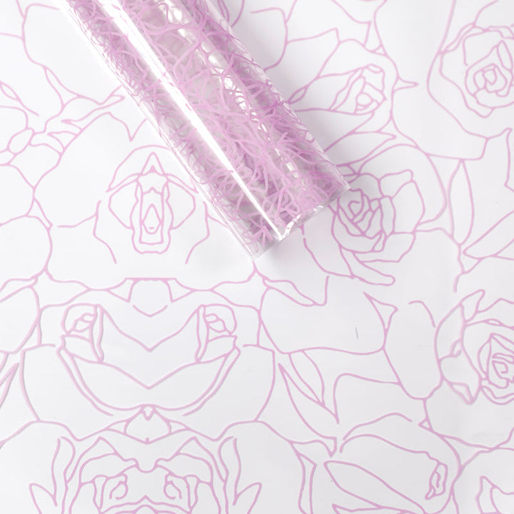 Clear Rose Cellophane Bouquet Paper Pack 20 (58x58cm) is a delightful addition to your valentine flowers collection.