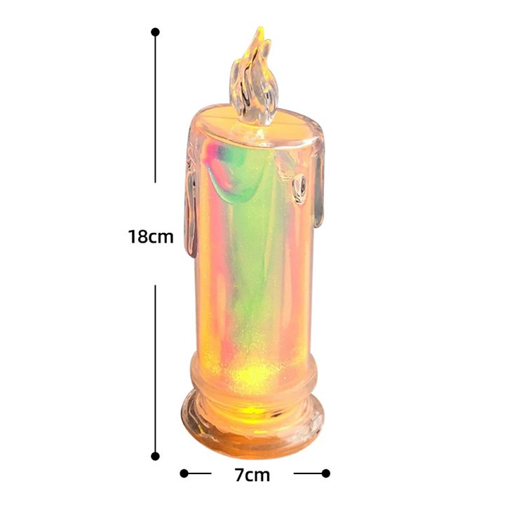 Flameless Led Pillar Candles Light