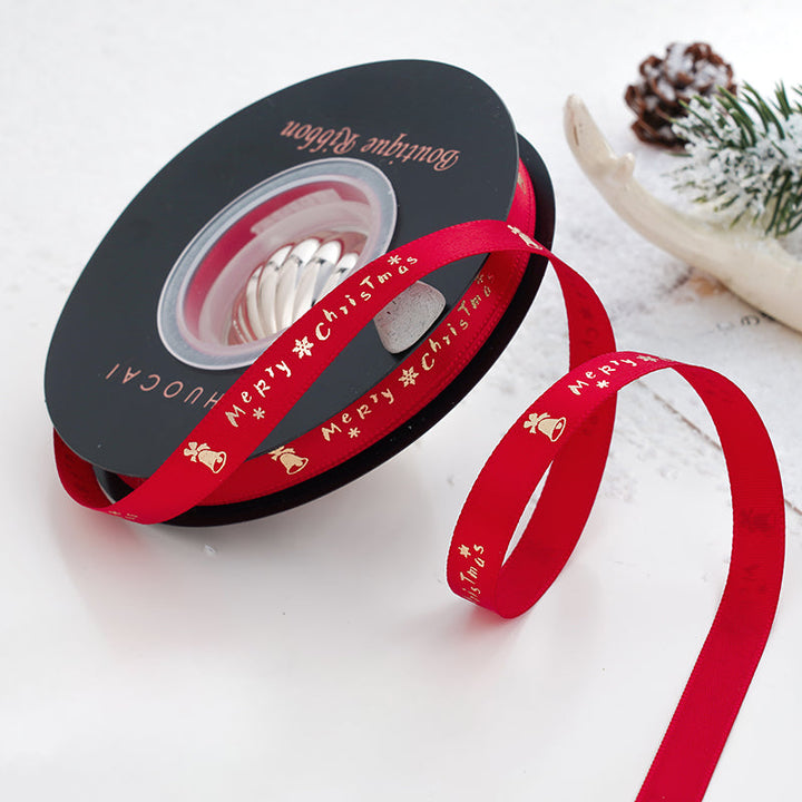 24 Yards Christmas Satin Ribbon for Crafts is a wonderful addition to your christmas arrangements collection.