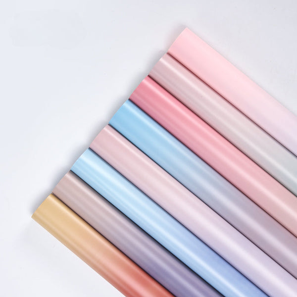Gradient Two-tone Waterproof Florist Paper Pack 20 (58x50cm)