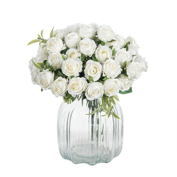 10 Heads Artificial Flowers Silk Roses Bouquet, perfect as silk flower.