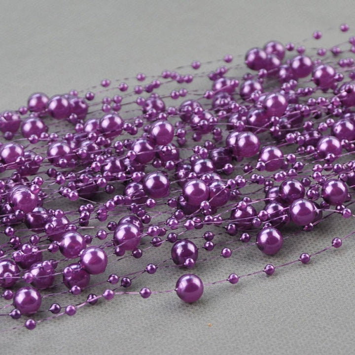 10 Meters Artificial Pearl Beading Ribbon for DIY Crafting is a perfect addition to your florist supplies collection.