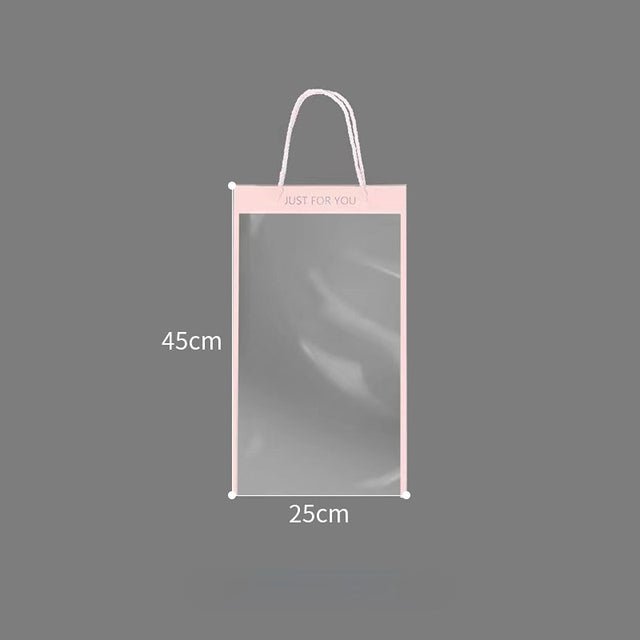 10 pcs Flower Packaging Bags Plastic Wrap for Bouquets