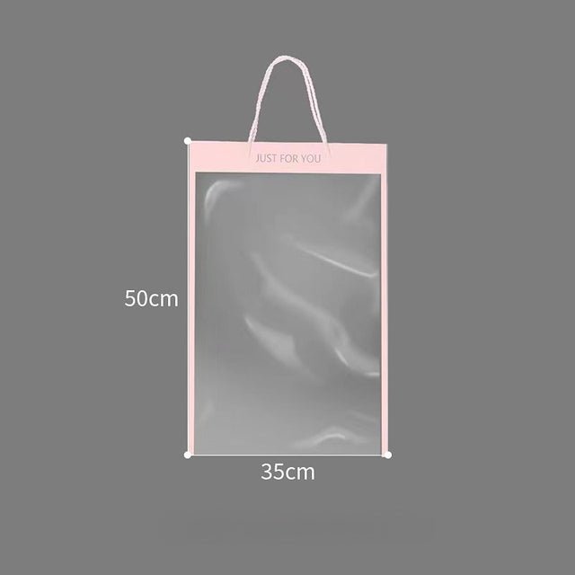 10 pcs Flower Packaging Bags Plastic Wrap for Bouquets