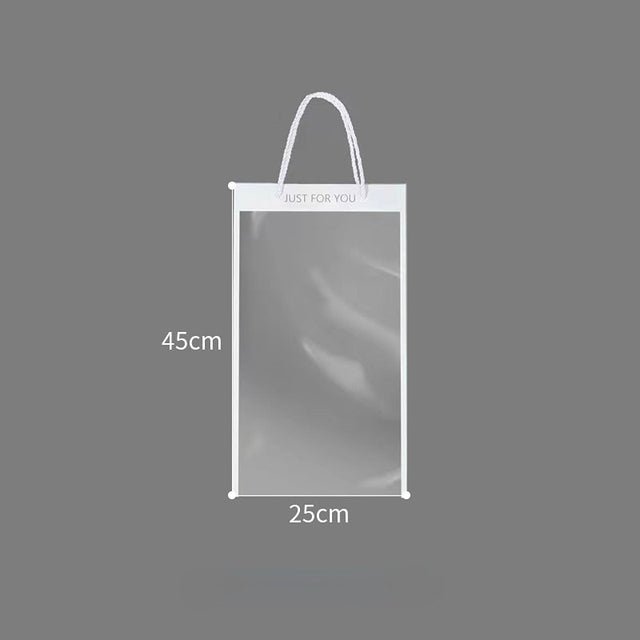 10 pcs Flower Packaging Bags Plastic Wrap for Bouquets