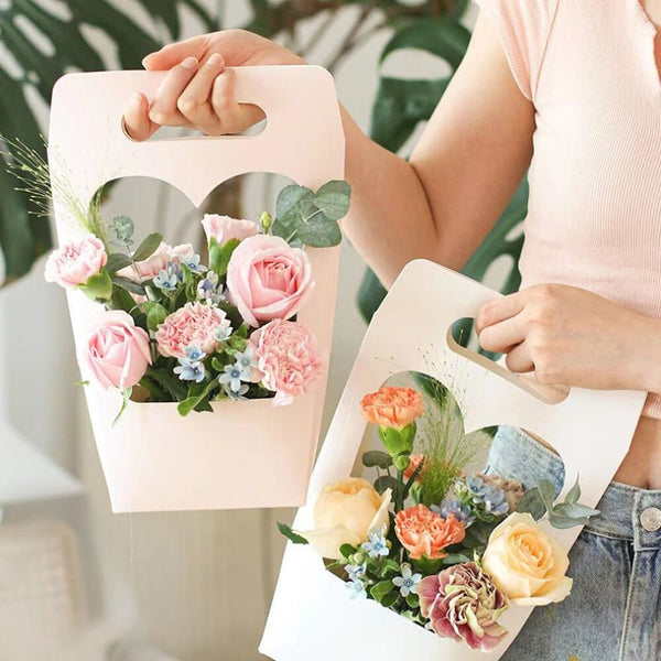 10 Pcs Heart Window Flower Arrangements Boxes is a delightful addition to your valentine flower collection.