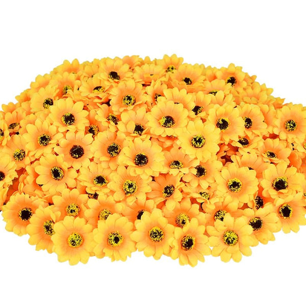 100pcs Artificial Sunflower Head for DIY Decoration is a perfect addition to your floral supplies collection.