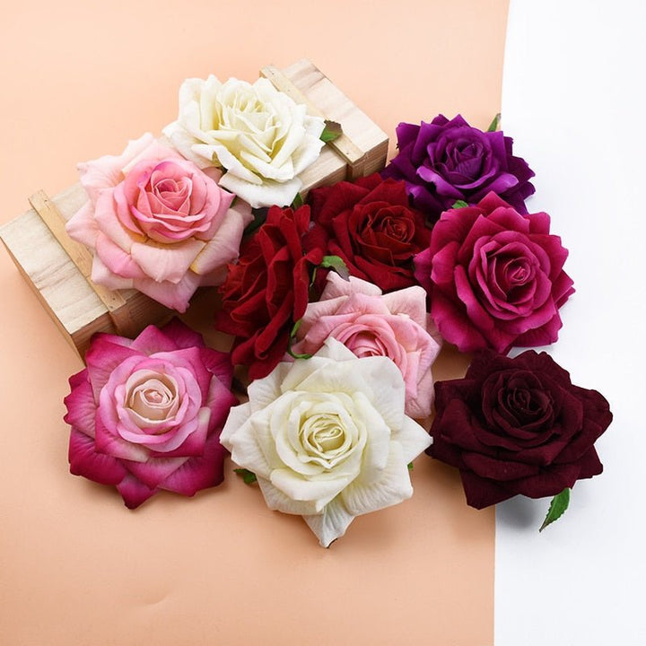 10CM Artificial Roses Flower Heads for DIY Craft Pack 10 is a perfect addition to your floral supply collection.