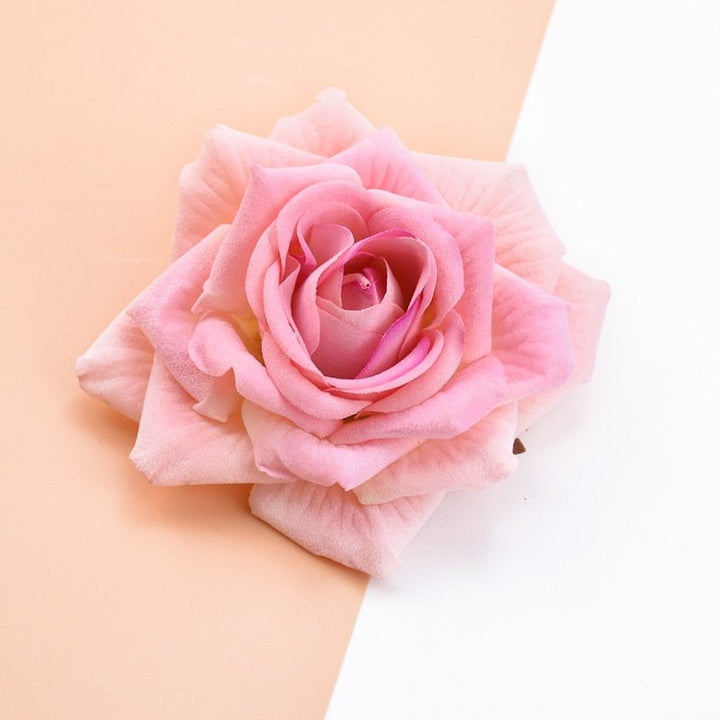 10CM Artificial Roses Flower Heads for DIY Craft Pack 10 is a perfect addition to your floral supplies collection.