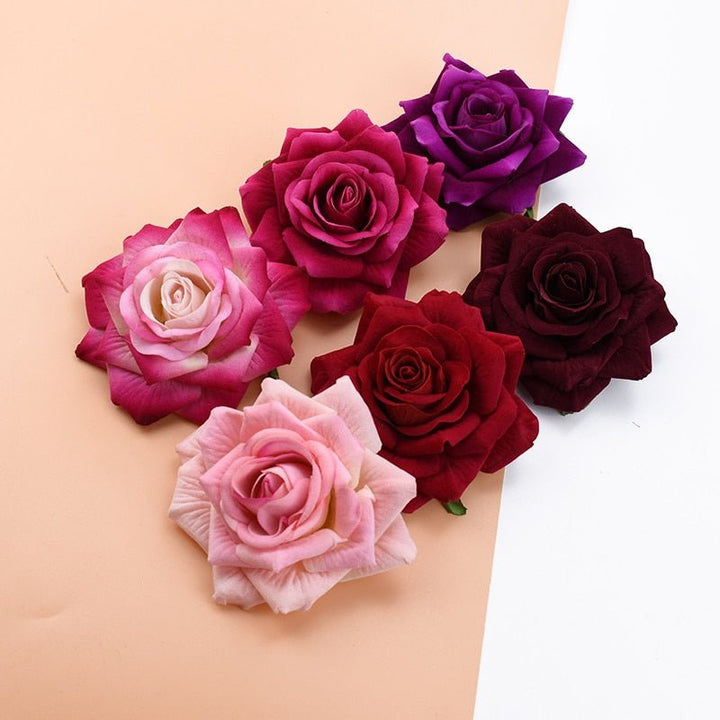 10CM Artificial Roses Flower Heads for DIY Craft Pack 10 is a perfect addition to your florist supply collection.