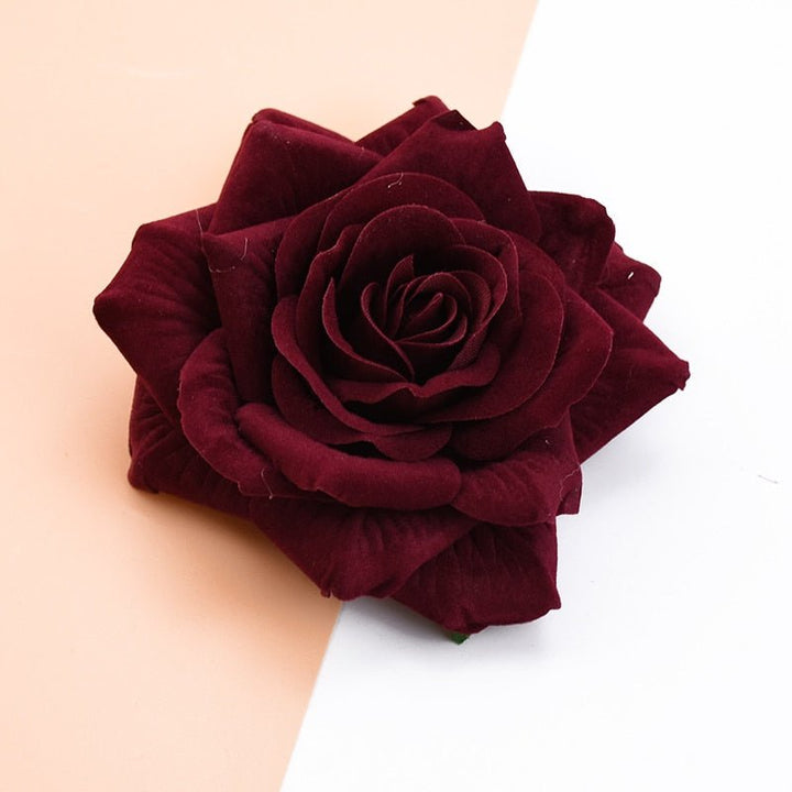 10CM Artificial Roses Flower Heads for DIY Craft Pack 10 is a perfect addition to your decorative floral collection.