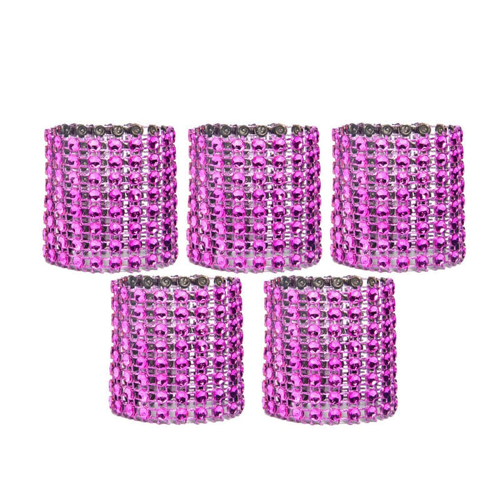 10pcs Rhinestone Party Napkin Rings