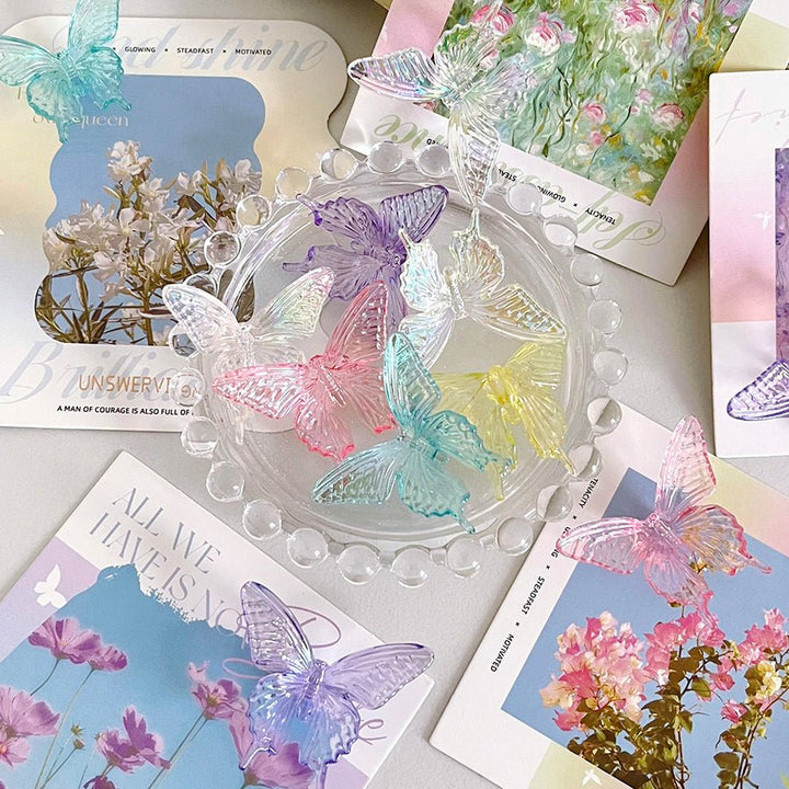 10pcs Acrylic Butterfly Floral Design Embellishments is a perfect addition to your florist supply collection.