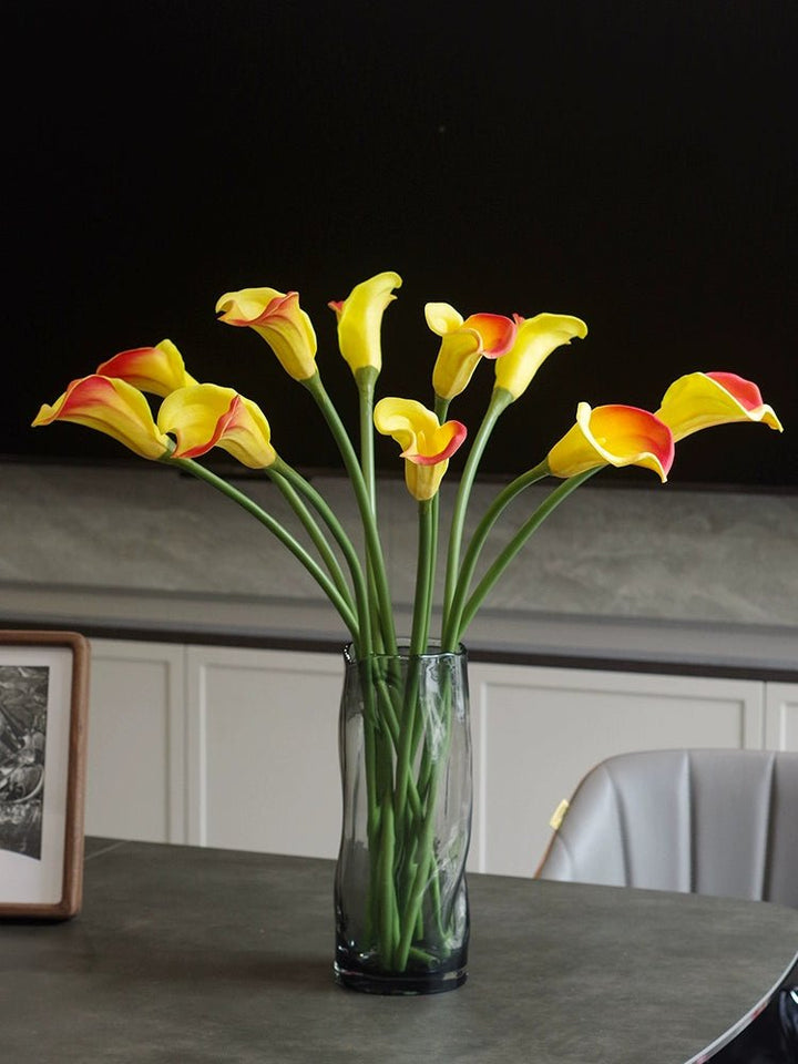 10pcs Artificial Calla Lily, perfect as silk artificial flowers.