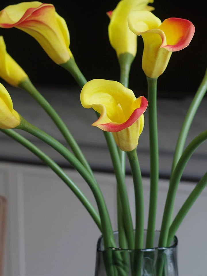 10pcs Artificial Calla Lily, perfect as artificial flowers.