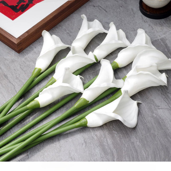 10pcs Artificial Calla Lily, perfect as silk artificial flowers.