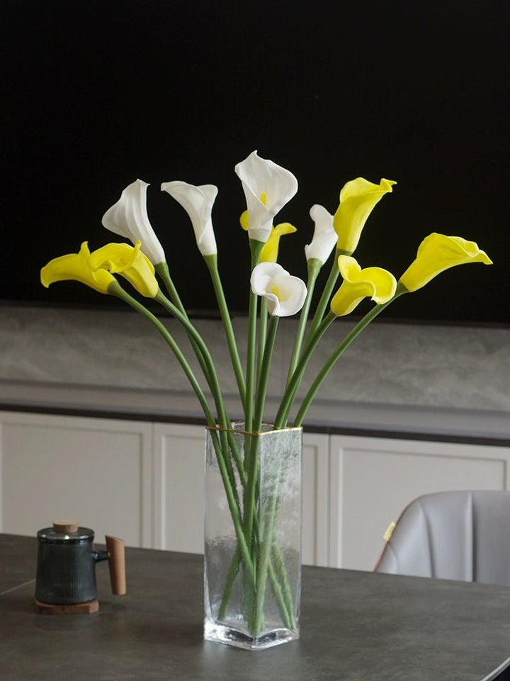 10pcs Artificial Calla Lily, perfect as silk artificial flowers.