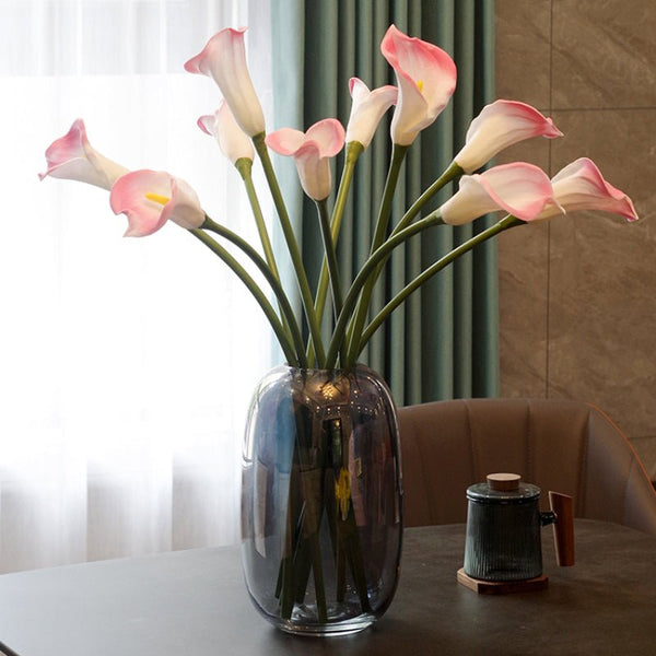 10pcs Artificial Calla Lily, perfect as faux flowers.