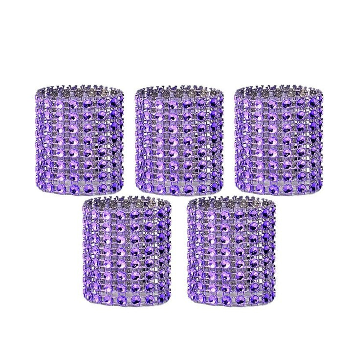 10pcs Rhinestone Party Napkin Rings