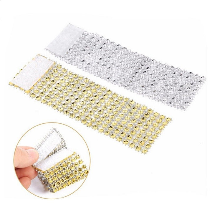 10pcs Rhinestone Party Napkin Rings