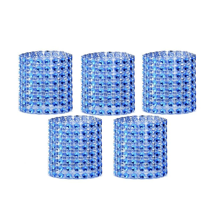 10pcs Rhinestone Party Napkin Rings