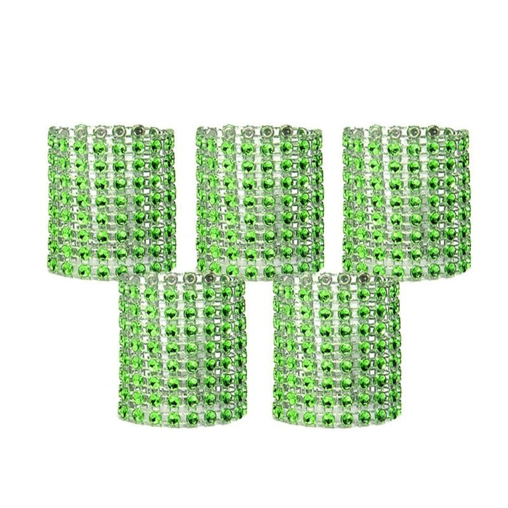 10pcs Rhinestone Party Napkin Rings