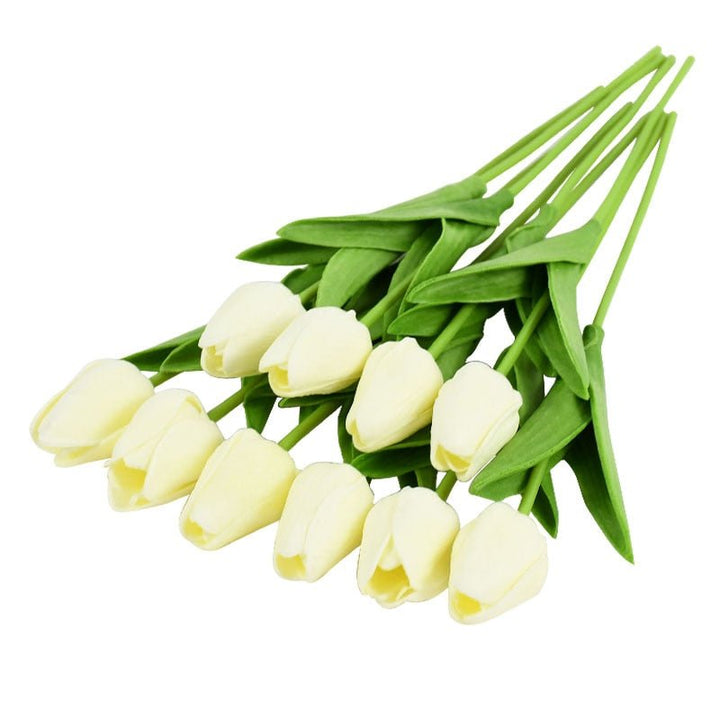 10pcs Tulip Artificial Flower for Home Decor, perfect as florist fake flowers.