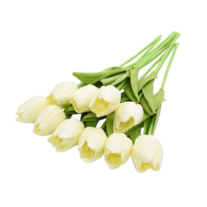 10pcs Tulip Artificial Flower for Home Decor, perfect as artificial flower.