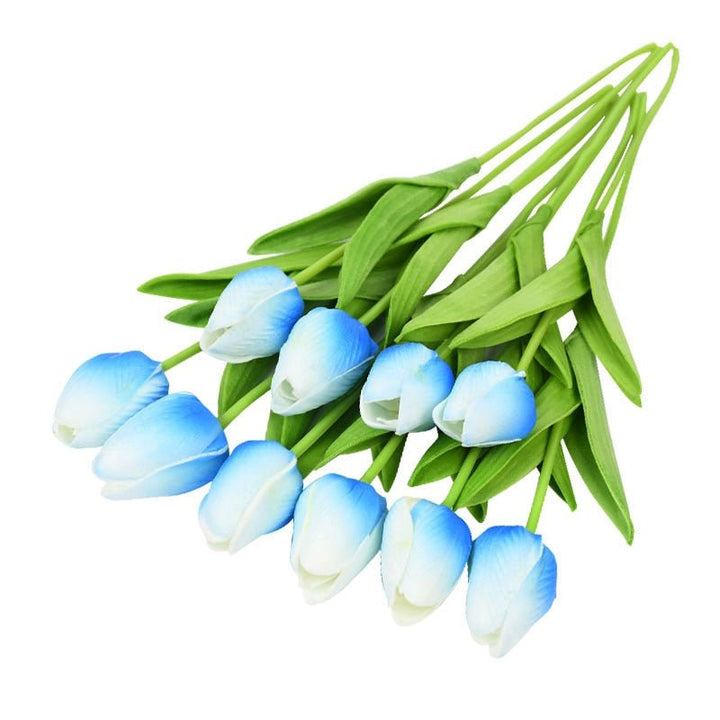 10pcs Tulip Artificial Flower for Home Decor, perfect as silk artificial flowers.