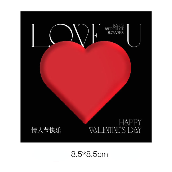 10pcs Valentine's Day Square Greeting Cards is an excellent choice for your greeting cards needs.