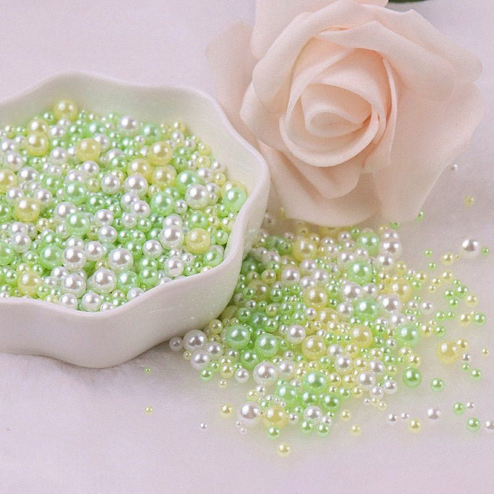 150pcs 3mm-8mm ABS Colored Pearl Vase Fillers