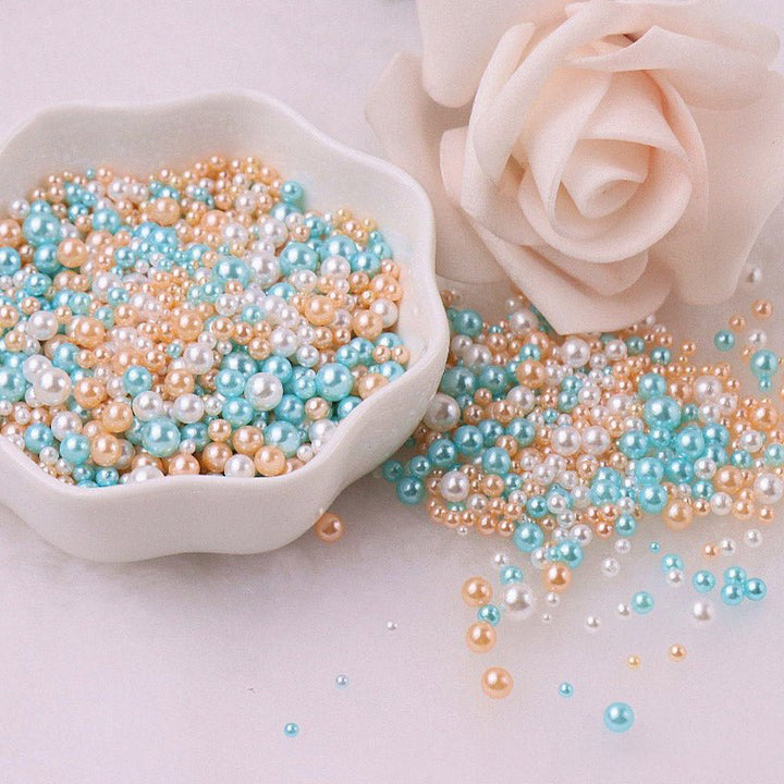 150pcs 3mm-8mm ABS Colored Pearl Vase Fillers