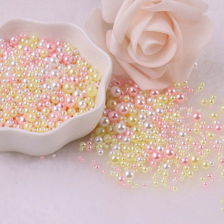 150pcs 3mm-8mm ABS Colored Pearl Vase Fillers