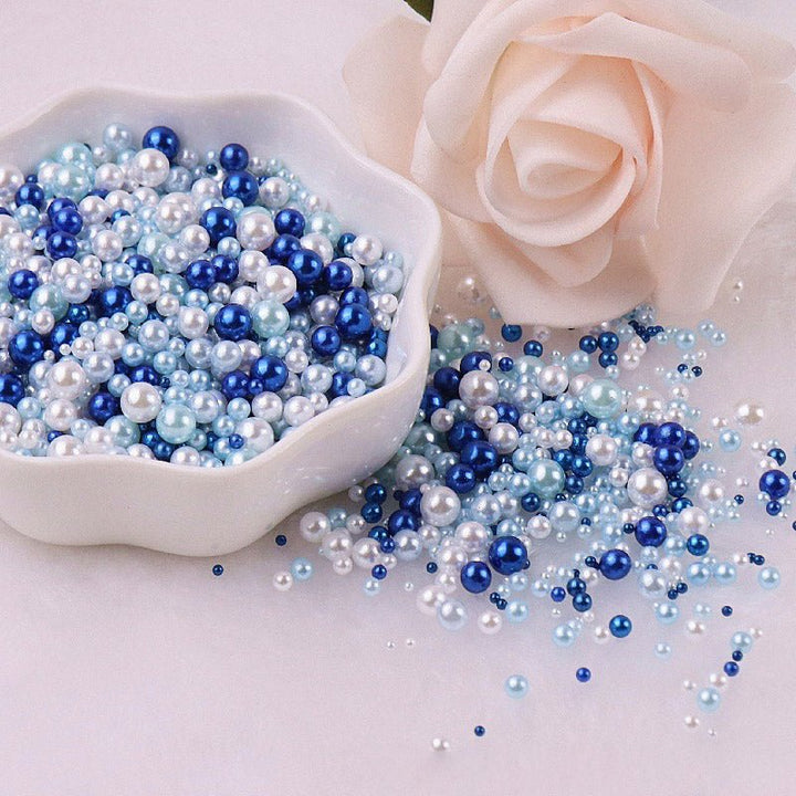 150pcs 3mm-8mm ABS Colored Pearl Vase Fillers