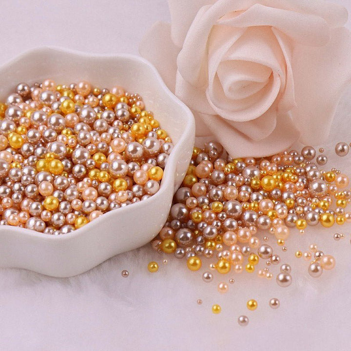 150pcs 3mm-8mm ABS Colored Pearl Vase Fillers