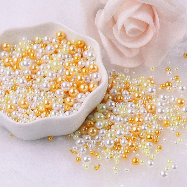 150pcs 3mm-8mm ABS Colored Pearl Vase Fillers