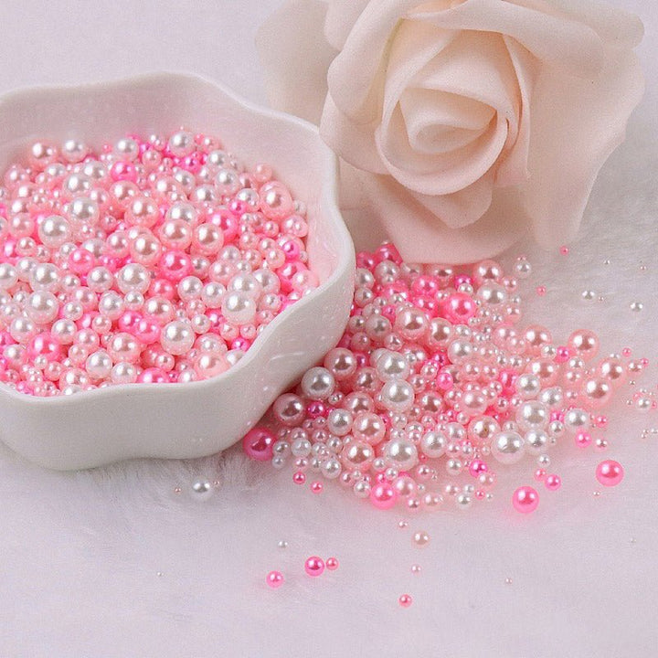 150pcs 3mm-8mm ABS Colored Pearl Vase Fillers