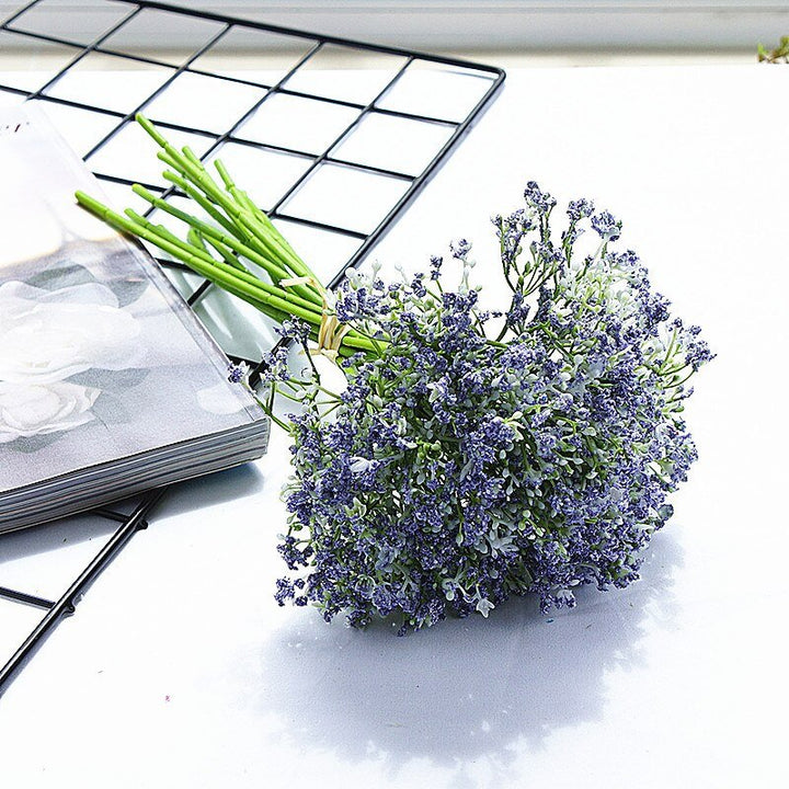 16pcs Artificial Baby's Breath Flower Bouquet, perfect as silk artificial flowers.