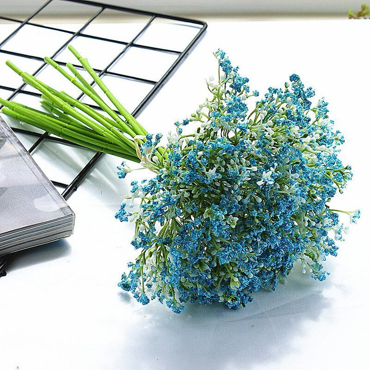 16pcs Artificial Baby's Breath Flower Bouquet, perfect as flower stem.