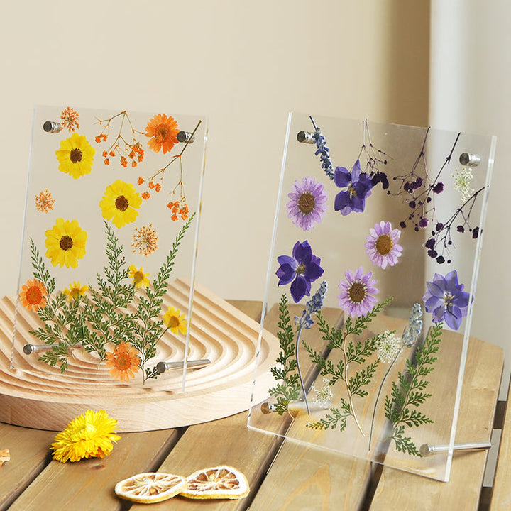 Dried Flowers Pressed Flowers Photo Frame DIY Kit is a perfect addition to your floral supply collection.