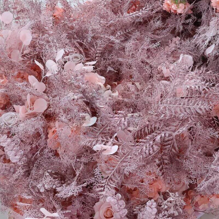 Soft Pink and White Floral Wall Decoration for a Sweet Party
