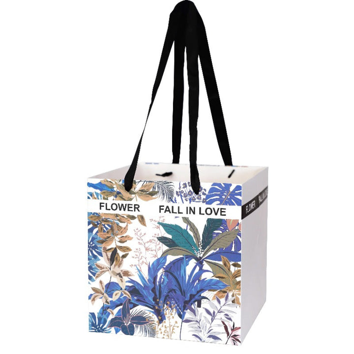 Tropical Floral Large Wide Bottom Square Gift Bags Pack 6 is a delightful addition to your valentine flowers collection.