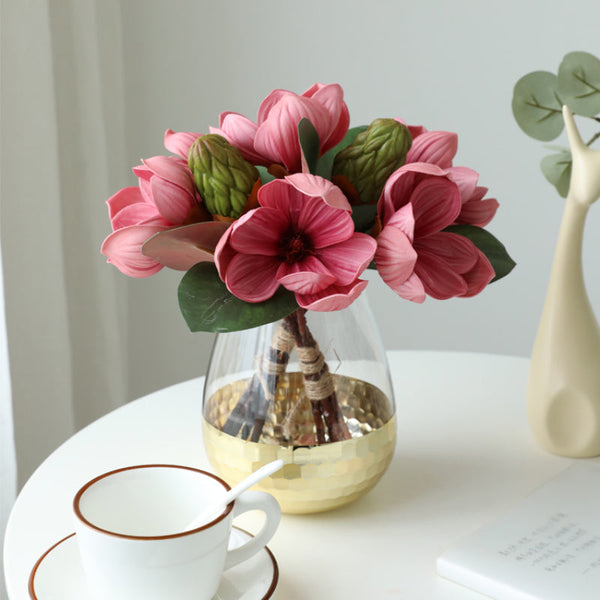 Artificial Magnolia Flower Bouquet, perfect as artificial flower.