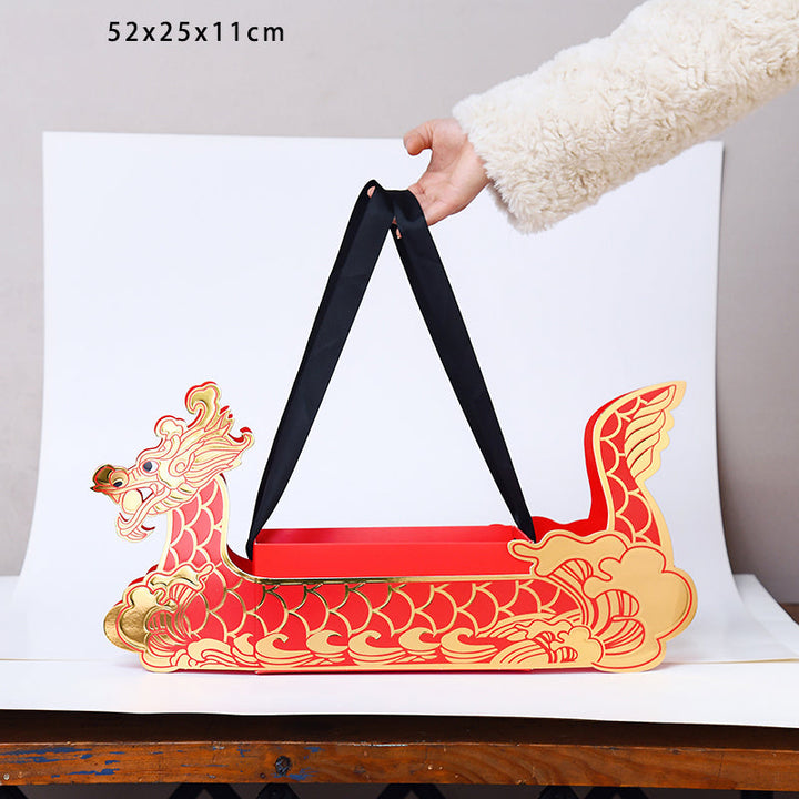 Dragon Year Dragon Boat Shaped Gift Box