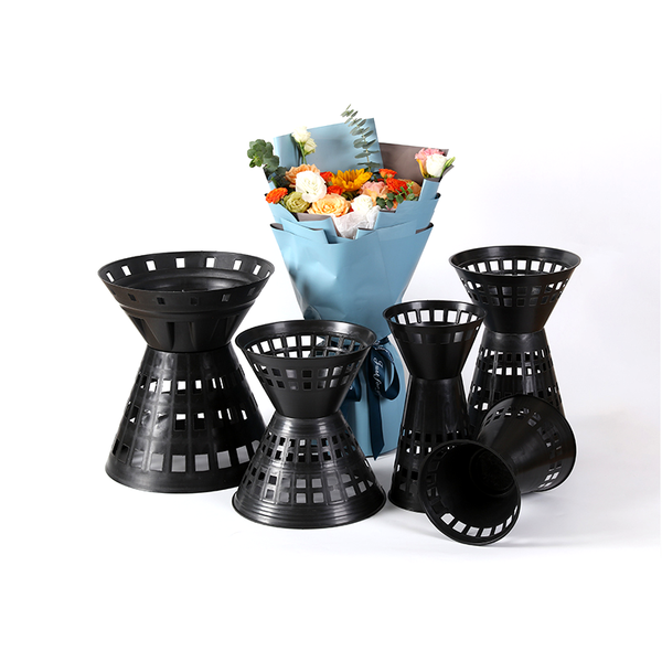 5 Pcs Round Hand Ties Bouquet Fixate Holder, perfect as floral supply.