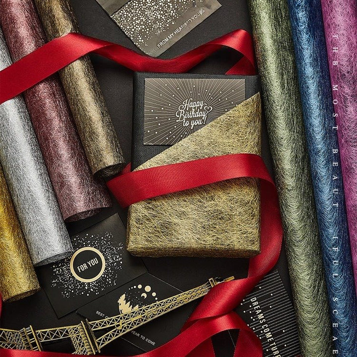 Luxurious Mulberry Silk Gift Wrap - Assorted Colors