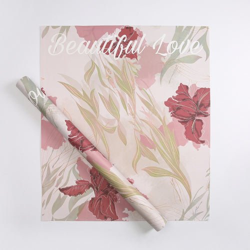 20Counts Botanical Wrapping paper for Bouquets Fresh Flowers Gift Packaging  22.8x19.6 Inch